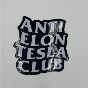 Anti Elon Tesla Club Magnet